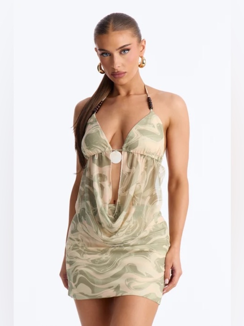 Swirled Emotions Halter Mini Skirt Set NEW 🏷️